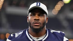 ARLINGTON, TEXAS - AUGUST 24: Micah Parsons #11 of the Dallas Cowboys walks off the field after a preseason game against the Los Angeles Chargers at AT&T Stadium on August 24, 2024 in Arlington, Texas.   Sam Hodde/Getty Images/AFP (Photo by Sam Hodde / GETTY IMAGES NORTH AMERICA / Getty Images via AFP)