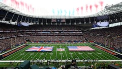 American Football - NFL - Chicago Bears v Jacksonville Jaguars - Tottenham Hotspur Stadium, London, Britain - October 13, 2024  General view inside the stadium before the match Action Images via Reuters/Matthew Childs