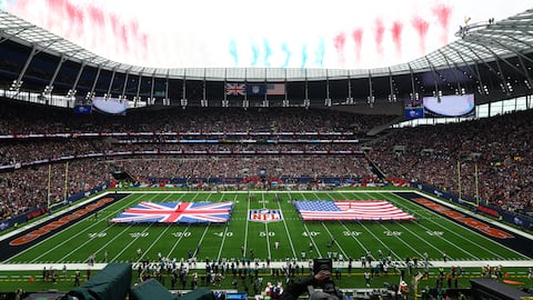 American Football - NFL - Chicago Bears v Jacksonville Jaguars - Tottenham Hotspur Stadium, London, Britain - October 13, 2024  General view inside the stadium before the match Action Images via Reuters/Matthew Childs