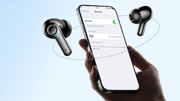 Cascos inalámbricos Bluetooth.