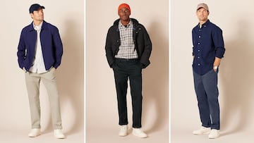 Este pantalón chino antiarrugas para hombre de Amazon Essentials es uno de los más vendidos.