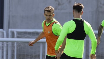 Diego Llorente, con el Betis.