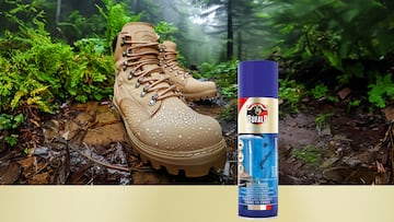 Spray impermeabilizante de calzado.