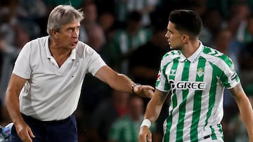 Marc Bartra, con Pellegrini.