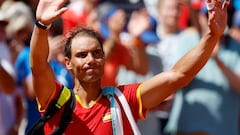 Rafael Nadal, en los Juegos Olímpicos de París.