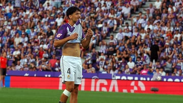 VALLADOLID, 28/08/2024. Partido de la Liga EA SPORTS entre el Real Valladolid y el Leganés. PHOTOGENIC. MESEGUER.