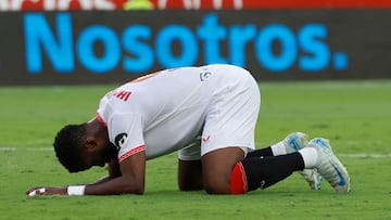 Iheanacho, ante el Valladolid.
