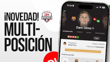 ¡Novedad fantasy: Biwenger te trae la Multiposición!
