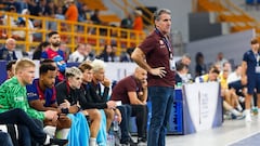 Carlos Ortega, entrenador azulgrana.