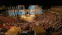 El histórico teatro tiene un diámetro de 95 metros y su punto más alto es de 17,5 metros. 