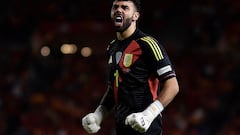 Davir Raya, ante Dinamarca.