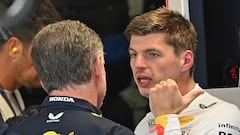 Verstappen durante el GP de Italia de F1 celebrado en Monza.