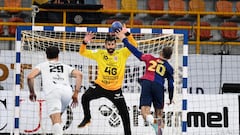 Rodrigo Corrales le detiene a Aleix Gomez en penalti decisivo.