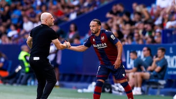 29/09/24 PARTIDO SEGUNDA DIVISION
LEVANTE UD - UD ALMERIA 
CAMBIO SUSITUCION GIORGI KOCHORASHVILI
JULIAN CALERO