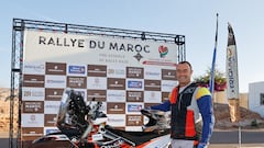 Frédéric Baudry, en una imagen de las redes sociales del Rally de Marruecos.