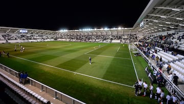 04/11/21  PARTIDO SEGUNDA DIVISION 
BURGOS - ZARAGOZA 
ESTADIO EL PLANTIO PANORAMICA VISTA GENERAL 
