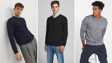 Este jersey para hombre de Jack & Jones es una prenda de abrigo perfecta para el otoño.
