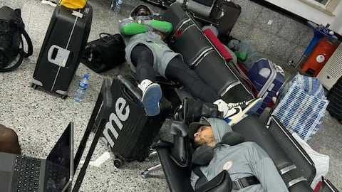 Imagenes de los miembros de la selección de Nigeria.