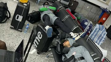 Imagenes de los miembros de la selección de Nigeria.