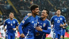 Giovanni Di Lorenzo celebra un gol.